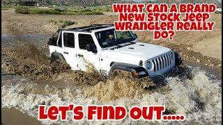 Brand New Stock Jeep Wrangler Sport Unlimited Put To The Test