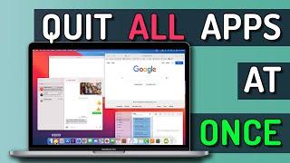 Quit All Apps on Mac at Once using a Key Combination