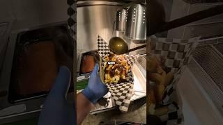 Smoked pulled pork poutine 