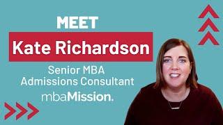 Meet MBA Admissions Expert Kate Richardson | mbaMission