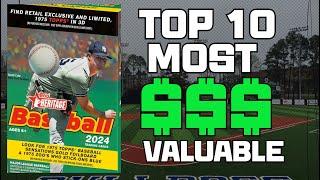 TOP 10 MOST VALUABLE CARDS IN 2024 TOPPS HERITAGE