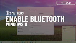 Windows 11: Enable Bluetooth (2025)