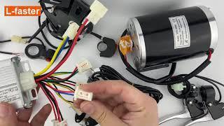 1000W UNITE motor MY1020 motor kit controller wires connection demo