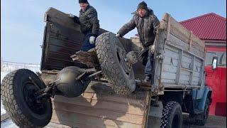 ЗиЛ из гоночного в тяговой. Замена моста