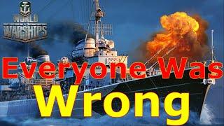 World of Warships- The Community Was COMPLETELY Wrong About This