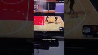 Me snapping Kevin's ankles