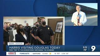 LIVE FROM DOUGLAS: Waiting for Vice President Kamala Harris' border visit