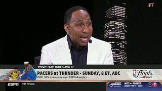 FIRST TAKE | Stephen A. BOLD predictions for NBA Finals Game 7: Thunder vs Pacers - SGA or Hali?