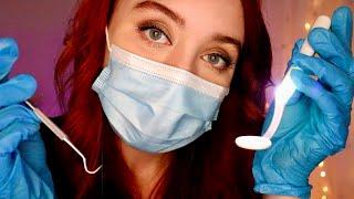 ASMR Dentist Roleplay - Inspection with Tools, Picking out Plaque