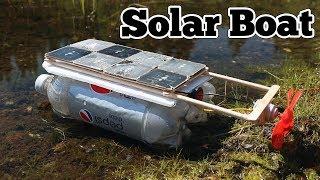 How to Make a Solar Boat with Plastic Bottle and Garden Lights