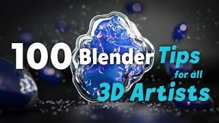 100 Tips For Blender To Become Pro in 2024