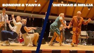 77 YEARS OLD Dietmar & Nellia dancing FAST BOOGIE WOOGIE with Sondre & Tanya!