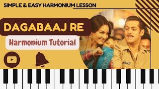 Dagabaaz Re | Rahat Fatteh Ali Khan | Harmonium Tutorial For Beginners | Sajid-Wajid | Saptak