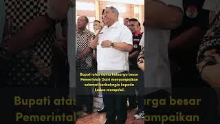 Bupati Eddy Berutu Hadiri Resepsi Pernikahan Putri Dirut PDAM di Gedung Balai Karina Sidikalang.