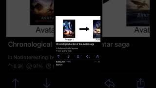 Chronological order of the Avatar saga