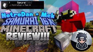 MC Texture Pack Review Ep. 1 | NotroDan, Mek - Samurai 16x |