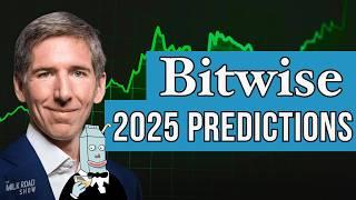 Bitwise CIO Top 6 Predictions for 2025: BTC, ETH & SOL Price Targets & More