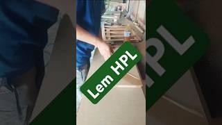 Proses Lem HPL #carpenter #like_subcribe #interiordesign