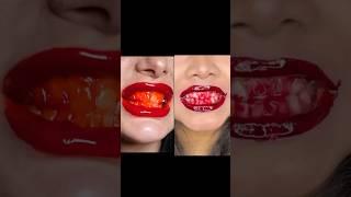 Peel off Lip Tint Makeup with @molchanovamua #makeuphacks #beautyhacks #peeloffmakeup