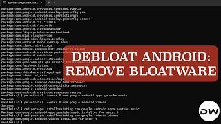 How to Uninstall/Remove Bloatware and Debloat any Android Device