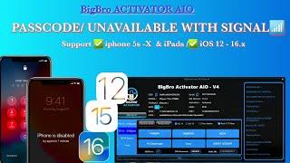  BigBro Activator Passcode bypass with signal/ passcode iOS 15/16 no jailbreak/iPhone unavailable