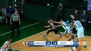 Oleksandr Mishula dunk vs Budivelnyk