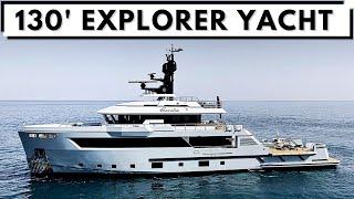 EXPLORER YACHT: CdM FLEXPLORER 130 "Aurelia" SUPERYACHT TOUR / Expedition Go Anywhere