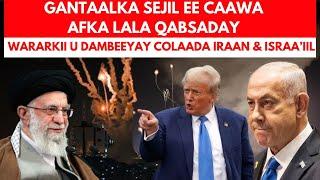 DEG DEG: SIR-AA'IIL OO CAAWA AY TAAGAN TAHAY XAALAD ADAG + GANTAAL SEJIL OO HAWADA T@LABIIB QABSADAY