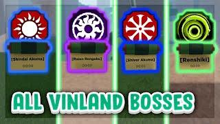 *ALL* Vinland Boss Scroll Spawn Locations in Shindo Life | Shindai, Raion Rengoku, Shiver, Renshiki