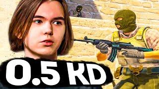 donk сыграл в 0.5 kd на faceit - разбор демки