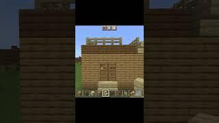 Minecraft Wooden House 7x7 #minecraft #shorts #short