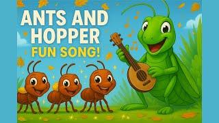 Ants and Hopper Fun Song For Kids! | Videos For Kids | LittleMentee