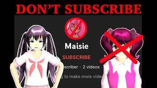 DON’T SUBSCRIBE to this YouTuber.. (Maisie) | Sakura School Simulator | Pinkie Pixie