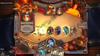 Heroic Major Domo Executus and Ragnaros Gameplay in Molten Core Hearthstone Blackrock Mountain