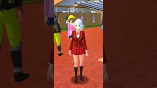 New White hair tutorial in sakura school simulator