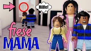 FIESE MAMA  sperrt ihre KINDER ein  in BROOKHAVEN  Roblox Roleplay Story RP DEUTSCH