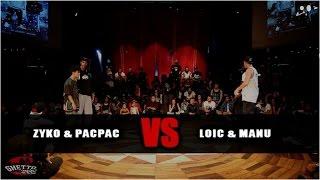 Zyko & Pacpac VS Loic & Manu | step 1 (clash) - GS FUSION CONCEPT WORLD FINAL | HKEYFILMS