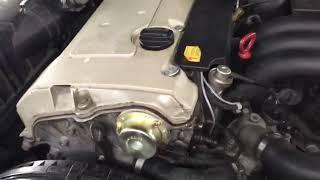 Mercedes-Benz C124 M104 3.2 working engine