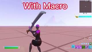 No Macro VS Macro (Fortnite)