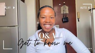 FIRST Q&A || Get to know me tag (South African Youtuber)