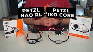 Petzl Nao RL vs Petzl IKO Core Headlamp Review