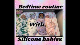 Bedtime routine w/ full body silicone dolls