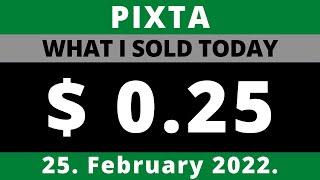 PIXTA Stock What I Sold Today 25. February 2022.