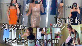 Yeniden TAŞINIYORUM Yeni ev temizliği | Düzen | Denemeli İnditex Alışverişim | Zara | H&M