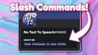 Slash Commands in Discord Profile! | Discord Quickie