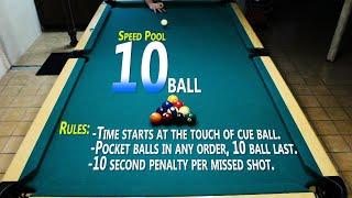 Bang Time Pool's 10 Ball Speed Pool  Challenge