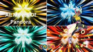 All Moves Of Lightning/Tidal/Twister/Flame Pandora | Pri Forsythe (Quadra) |