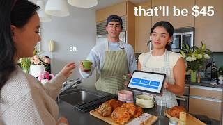 I turned my NYC apartment into a real CAFE