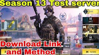 Season 13 test server download link COD Mobile