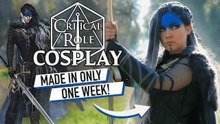 ONE WEEK Cosplay Build! | Yasha from Critical Role Tutorial